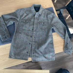 Joules Houndstooth Button-Up Shacket